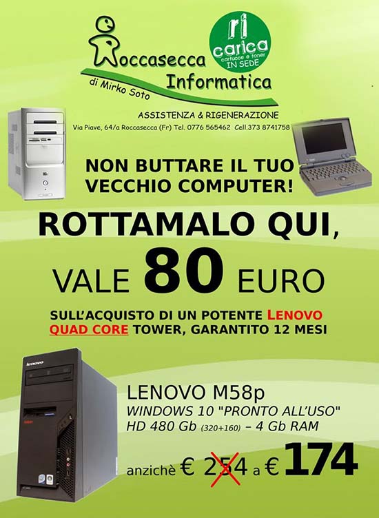 Le offerte di Roccasecca Informatica